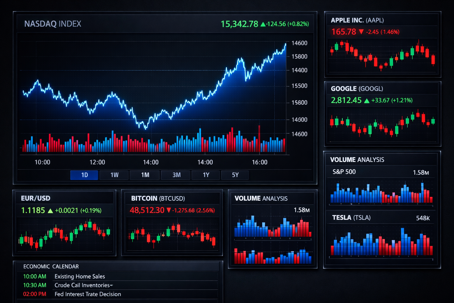 Dashboard de Trading Profissional